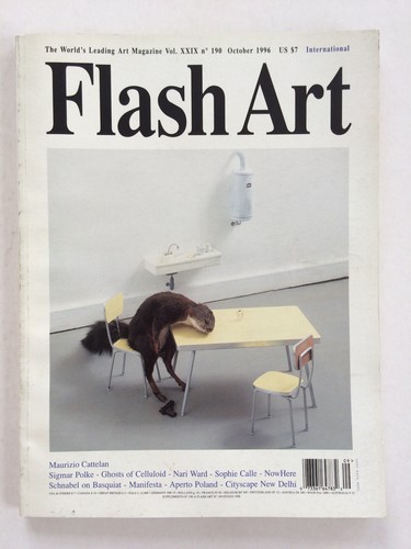 Kunstzeitschrift flash art - kunstzeitschrift,