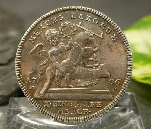 Silber brosche münze - brosche, 1786