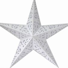 Stern Papierstern Weihnachtsstern Leuchtstern Lampe  Faltstern weiß 38 2.Wahl