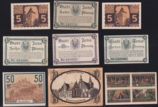 17 x Notgeld Deutschland: Auma Waltershausen Arnsberg Jena Eisenach
