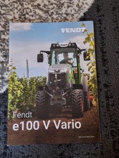 Fendt e100 V Vario   Prospekt Traktor Schlepper