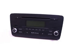 CD Autoradio original Audi A1 8X Chorus ULAU210 8X0035160 A Radio Code