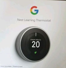 Nest Learning - Intelligent Thermostat 3A Generation, Silber  T3029EX
