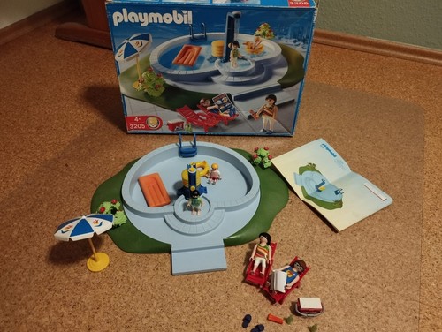 Playmobil schwimmbad set 3205 - schwimmbad,