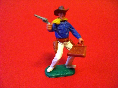 Timpo toys cowboy grüner - toys,
