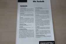 192564) Daihatsu Feroza - technische Daten & Ausstattung - Prospekt 02/1989