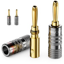 4x Bananenstecker schraubbar