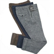 Herren Herringbone Tweed Hose