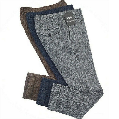 Herren herringbone tweed hose - tweed,