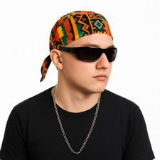 Bandana Kopftuch Rasta Reggae Tuch Stirnband Halstuch Bunt Baumwolle Unisex Hip-