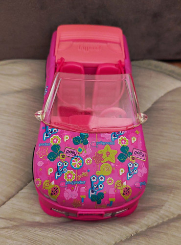 Mattel polly pocket - pocket, cabrio