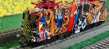 ☆ SELTEN ☆ MÄRKLIN H0   BR E 41 024 ☆ 3034 ☆ GRAFFITI 3 ☆ PAINTED EVP  
