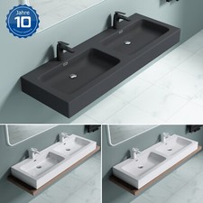 Doppelwaschbecken Mineralguss