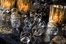 6 Stk Glasdiamanten in