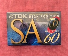 Audiokassette TDK SA 60 Type