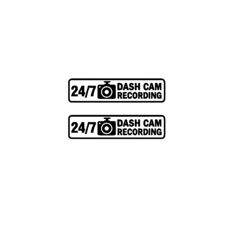 Kleine aufkleber dash cam - kleine,