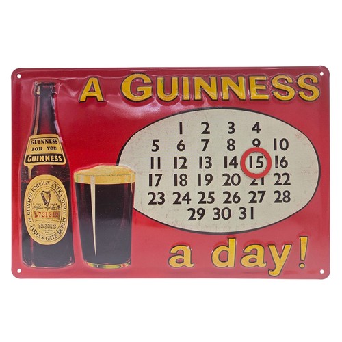 Blechschild guinness day - a,