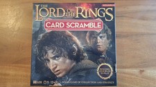 The Lord of The Rings Card Scramble Board Game; Complete (See Pictures)