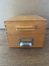 Antik  Karteikasten Holz