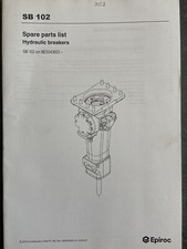 #38/53 Epiroc SB 102 Ersatzteilliste parts list spare parts
