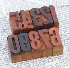 0-9 Zahlen 31mm Holzlettern