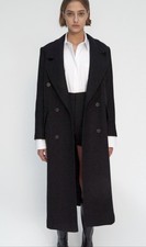 Damen Oversized Woll Mantel