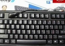 Tastatur Ps/2 Schwarz