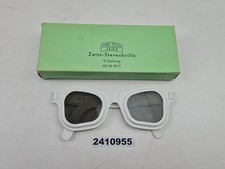 Zeiss-Stereobrille V-Stellung 625905 C weiß Kunststoff Carl Zeiss Jena #2410955