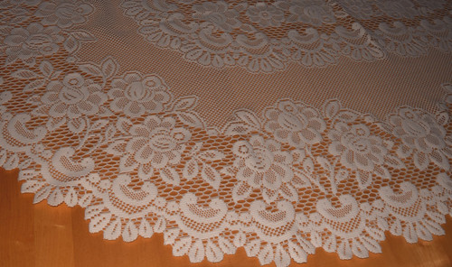 Alte ovale tischdecke - ovale,