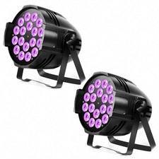 HOLDLAMP 2PCS 18 LED Par Scheinwerfer, 200W LED bühnenlicht 4 in 1 RGBW