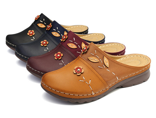 Neu damen stickerei - neu, plateau