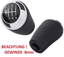 SCHALTKNAUF KNOPF 6+R --- WARNUNG Gewinde 8 mm !! FÜR MAZDA 3 5 6 II CX-7 MX-5