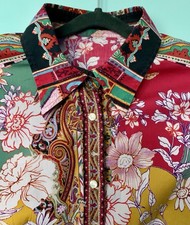 etro bluse , Baumwolle , Bunt