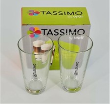 Tassimo by WMF Latte Macchiato Becher Gläser 2-teilig Logo 300ml Barista(7409-1)