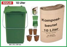  Mülltonne, Mülleimer, Vorsortierer Bioboy Abfalleimer 10 Liter braun - grün