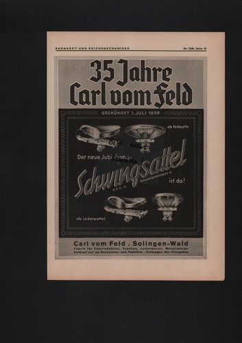 Solingen wald werbung - solingen-wald,, 1934