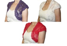 Bolero brautstola aus spitze - aus,