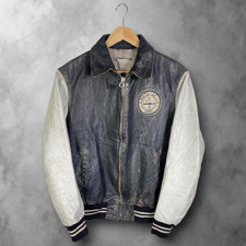 Bomberjacke schwarz/weiß