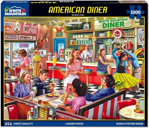 American diner 1000 tlg - american,