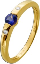 Tansanit ring gold - ring, 14k