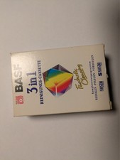 BASF 3 in 1  VHSC VHS-C Cleaning Reinigungskassette Cassette Tape gebraucht