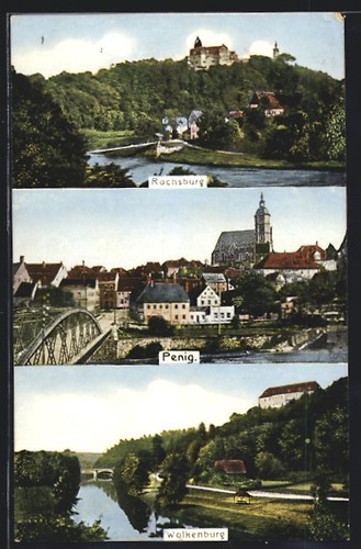 Ansichtskarte penig - ansichtskarte,