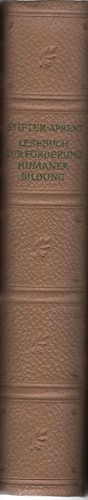 Stifter aprent lesebuch - stifter, /