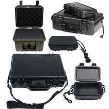 Transportbox wasserdicht v. Größen Outdoor Kunststoff Box Army Camping Kiste