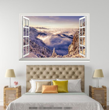 3D Schneeberg Wolken 5 Offen