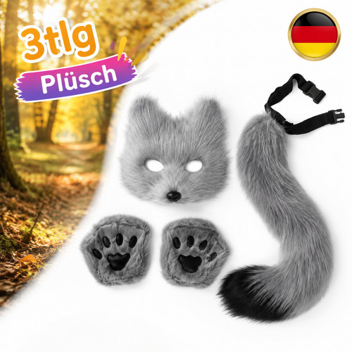 Fuchs maske fuchsschwanz - maske,