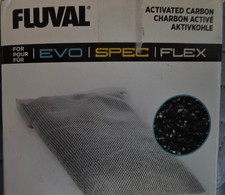 Fluval Aktivkohlefilter 2 St a 45g für Aquarien NEU