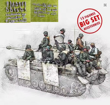 13 Resinfig. 1/35: Panzer Crew