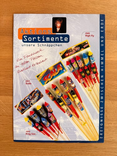 Alter weco feuerwerk prospekt - alter,