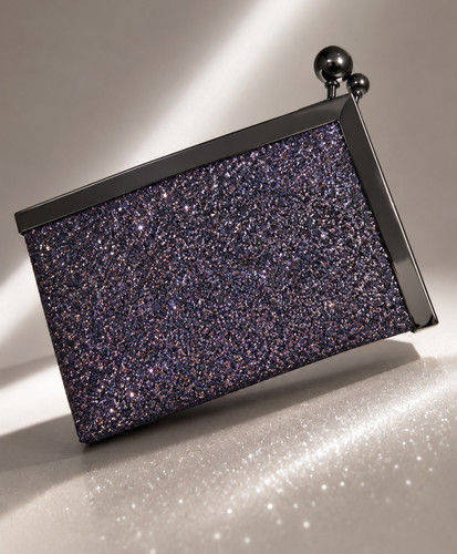 Zara clutch glitzer tasche - clutch,